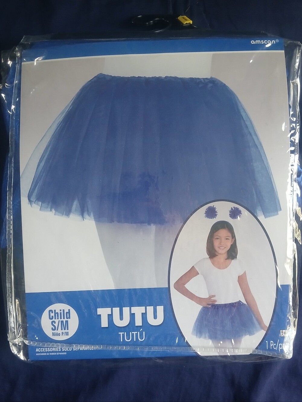 Amscan Royal Blue Layered Tulle Tutu Skirt